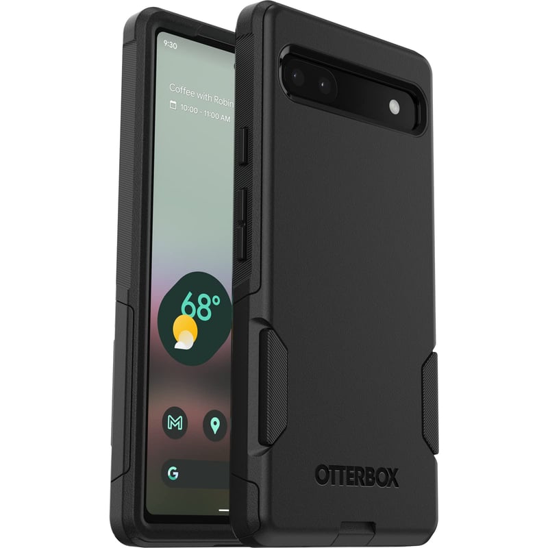Puzdro OtterBox Commuter Series pre Google Pixel 6A – tenké, nárazuvzdorné, vhodné do vrecka, odolné voči prachu, čierne