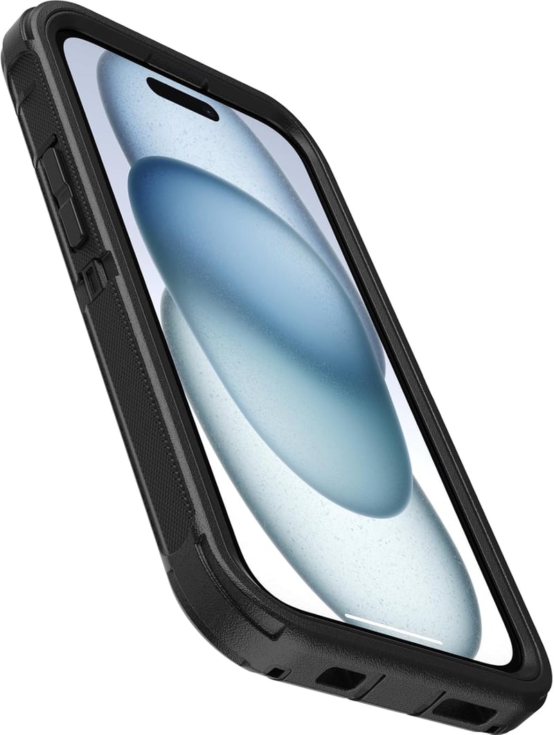 OtterBox Defender Series MagSafe iPhone 15/14/13 ütésálló védőtok fekete - iPhone 16e / 15 / 14 / 13, black, Defender MagSafe