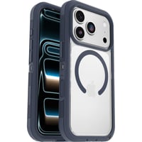 Husă OtterBox Defender Series Pro XT Clear MagSafe pentru iPhone 17 Pro, rezistentă la șocuri, testată conform standardelor militare, transparent/albastru 1