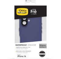 Puzdro OtterBox Frē Series MagSafe pre iPhone 16, vodotesné (IP68), so vstavanou ochranou obrazovky – fialové 6