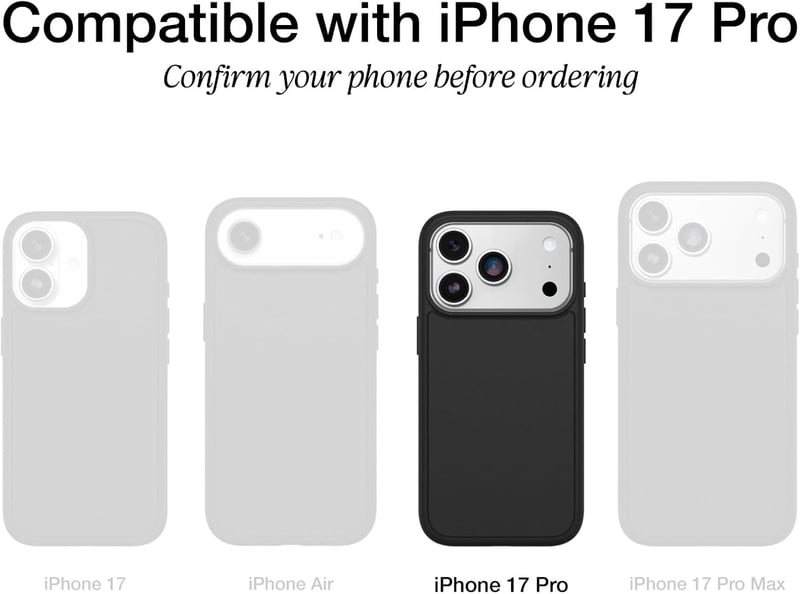 OtterBox iPhone 17 Pro Defender Pro Series tok fekete, erős és tartós