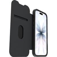 Puzdro OtterBox React Folio MagSafe pre iPhone 17 Pro, priehľadná/čierna farba, magnetické knižkové puzdro 4
