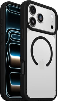 OtterBox React Series MagSafe tok iPhone 17 Pro Max készülékhez, ultravékony, katonai szabvány - átlátszó/fekete 1