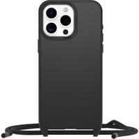 Obal OtterBox React Necklace MagSafe pre iPhone 15 Pro Max, vojenský štandard, odnímateľná šnúrka na krk – čierny 4