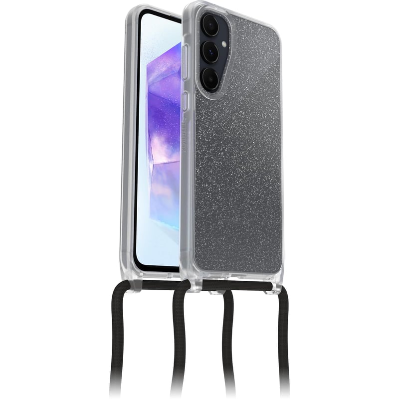 Obal na krk OtterBox React pre Samsung Galaxy A55 5G, farba Stardust, ochranné puzdro so šnúrkou