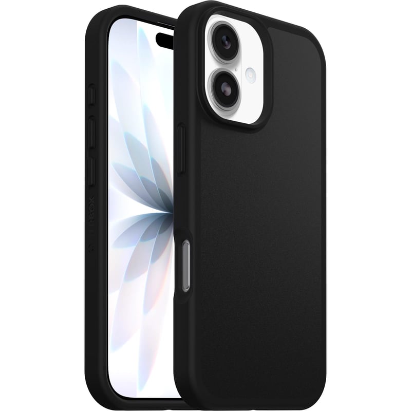 Puzdro OtterBox React Series MagSafe pre iPhone 17, nárazuvzdorné, tenké ochranné puzdro, testované podľa vojenských noriem, čierne