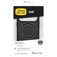 Obal OtterBox Sole MagSafe pre iPhone 17 Pro, čierny – nárazuvzdorný ochranný kryt kompatibilný s MagSafe nabíjaním 5