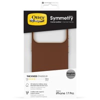 Puzdro OtterBox Symmetry Cactus Leather s technológiou MagSafe pre iPhone 17 Pro, hnedé 5