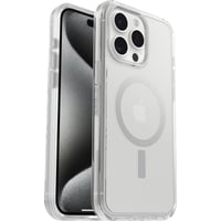 Obal OtterBox Symmetry Clear MagSafe pre iPhone 15 Pro Max, priehľadný, tenký nárazuvzdorný kryt, lepiaci štítok na (stav: pozri 2. obrázok) 1