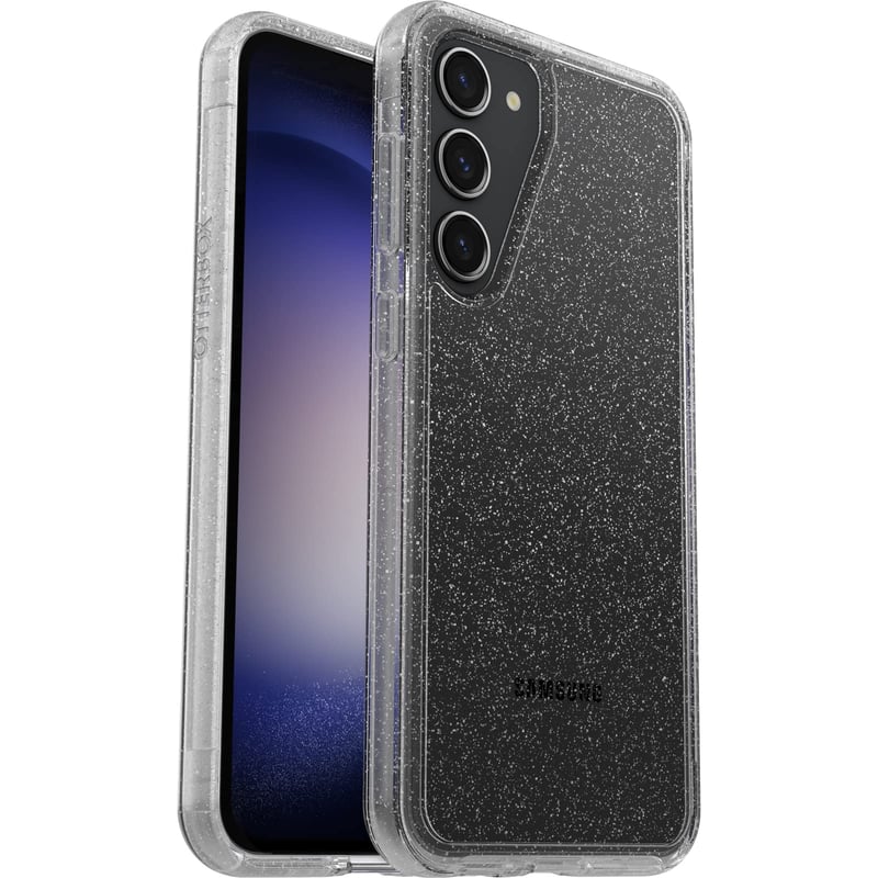 Husă OtterBox Symmetry Clear pentru Samsung Galaxy S23+ - Stardust transparentă, rezistentă la șocuri conform standardelor militare, protecție antimicrobiană