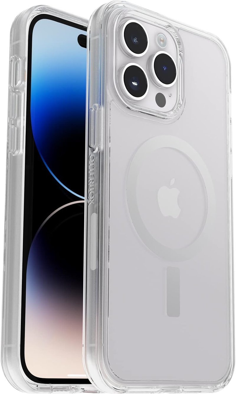 OtterBox Symmetry+ MagSafe iPhone 14 Pro Max átlátszó ütésálló tok - iPhone 14 Pro Max, transparent