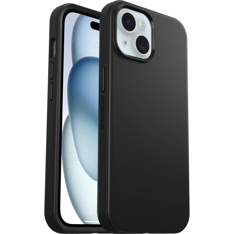 OtterBox Symmetry MagSafe maskica za iPhone 17e/16e/15/14/13 - crna