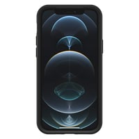 Husă de protecție OtterBox Symmetry pentru Apple iPhone 12 / iPhone 12 Pro, subțire, rezistentă la șocuri, negru 2