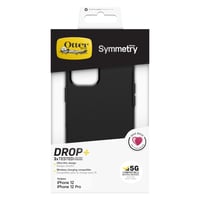 Husă de protecție OtterBox Symmetry pentru Apple iPhone 12 / iPhone 12 Pro, subțire, rezistentă la șocuri, negru 5