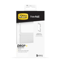 Obal OtterBox Thin Flex pre Samsung Galaxy Z Flip7 FE / Z Flip6, priehľadný, tenký dvojdielny ochranný kryt, testovaný podľa vojenských noriem, odolný voči nárazom 6