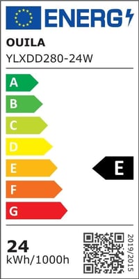 Lampă de plafon cu LED OUILA – Ø28 cm, 24W, 4000K, 2000 lm, plafonieră pentru baie, rezistentă la apă IP44 9