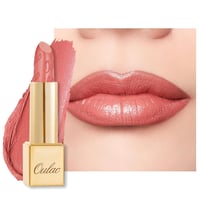 OULAC Metallic Korall Rúzs Fényes Finish, Hosszantartó Glitter Hatás, Intenzív Szín 1