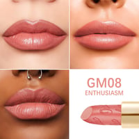 OULAC Metallic Korall Rúzs Fényes Finish, Hosszantartó Glitter Hatás, Intenzív Szín 3