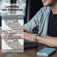 OULUOQI Apple Watch fém szíj 38-49mm rozsdamentes acél uniszex 4