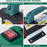 OULUTO 12V 260W Elektromos Olajszivattyú Dízelpumpa 45L/min Üzemanyag 5