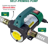 OULUTO 12V 260W Elektromos Olajszivattyú Dízelpumpa 45L/min Üzemanyag 3