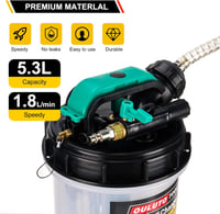 OULUTO 5.3L Kézi és Pneumatikus Olajszivattyú 6 Tömlővel Ellenőrzőszeleppel 4
