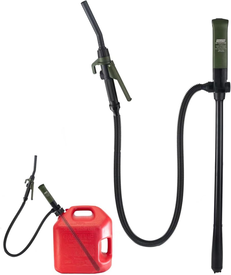 OULUTO Elektromos Üzemanyag Szivattyú Benzin Dízel Kerozin Átviteli Pumpa Tömlővel