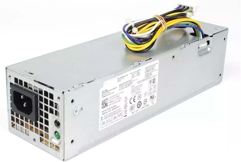 Oumauga 255W Tápegység Dell OptiPlex 3020 7020 9020 SFF Számítógépekhez - Kompatibilis L255AS-00 H255ES-00 Modellekkel, SFX Formátum