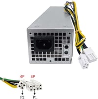 Oumauga 255W Tápegység Dell OptiPlex 3020 7020 9020 SFF Számítógépekhez - Kompatibilis L255AS-00 H255ES-00 Modellekkel, SFX Formátum 5