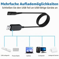 Oumida 12V nabíjací kábel pre holiace strojčeky Braun Series 9, 8, 7, 6, 5, 3, 1 a Silk-épil 9, 7, 5, adaptér typ 492, 5544, 5542, S1, S5, S6, S7, S8, S9, sieťový kábel, čierny 5