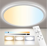 Oumida LED mennyezeti lámpa 30cm dimmelhető távirányítóval, 24W, 2700-6500K 1
