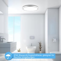 Oumida LED mennyezeti lámpa 30cm dimmelhető távirányítóval, 24W, 2700-6500K 8
