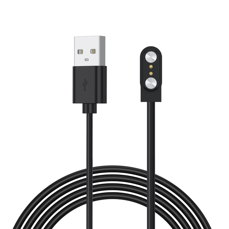 Univerzálny nabíjací kábel pre inteligentné hodinky Oumida, 2-pólový magnetický USB kábel s rozstupom kontaktov 2,84 mm, príslušenstvo pre inteligentné hodinky