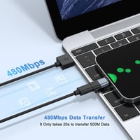 Adaptér Oumida USB-C na Micro USB, sivý, 3-kusové balenie, USB-C samica na Micro USB samec, kompatibilný so Samsung J6/J5/S7/S6 a Huawei Y7/Y6/P8 Lite 3