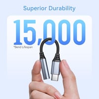 Oumida USB-C to 3.5mm Jack adapter, Type-C aux kábel iPhone Samsung iPad Pixel 6