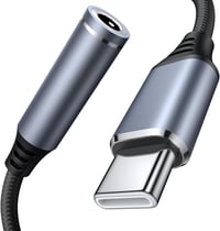 Oumida USB-C to 3.5mm Jack adapter, Type-C aux kábel iPhone Samsung iPad Pixel 1