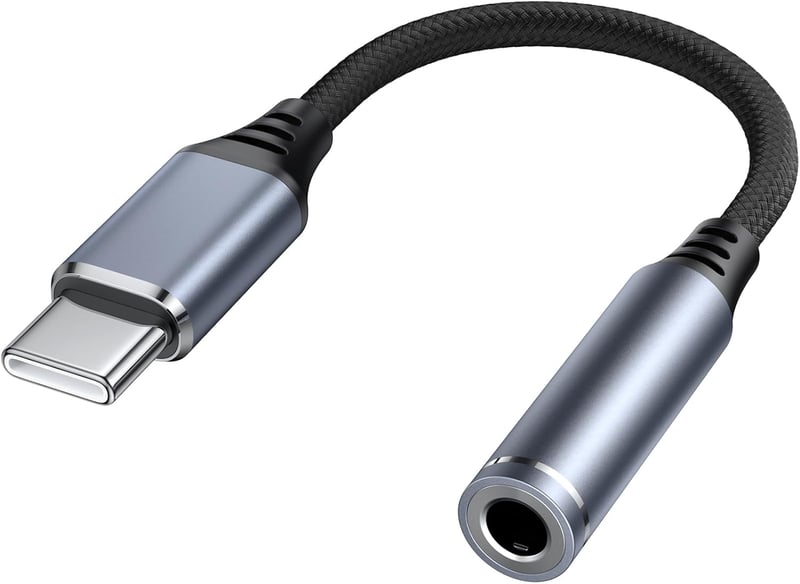 Oumida USB-C to 3.5mm Jack adapter, Type-C aux kábel iPhone Samsung iPad Pixel