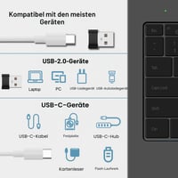 Adaptér Oumida USB-C na USB-A pre Samsung Galaxy A55 5G, A56, A35, A25, A15, A54, S25, S24, Z Flip a Fold, nabíjací adaptér Type-C samica na A samec, čierny 6