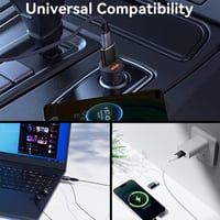 Oumida USB – adaptér USB-C (2 ks) kompatibilný s iPhone 16, 16e, 15, 14 Pro Max, iPad 10, Mini 7, Air 6, Apple Watch a Samsung Galaxy S25, čierny 6