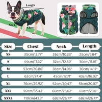 OUOBOB Kutyakabát Nagy Kutyáknak XXXL Méret, Vízálló Téli Bundazsák Cipzárral, Kék Színű Meleg Kabát Labrador German Shepherd Fajtákhoz 3