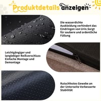 Ortopedický pelech pre psov OUPEIWAWA pre stredné a veľké psy – Ortopedická posteľ pre psov s rozmermi 109x84x21 cm s penovou výplňou šetrnou ku kĺbom 4