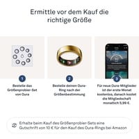 Inteligentný prsteň OURA Gen3 Horizon – veľkosť 7, ružové zlato – sledovanie spánku, tepu a kondície, 7-dňová výdrž batérie, kompatibilný s iOS/Android 3
