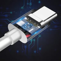 USB-C slúchadlá OURWORTL s mikrofónom, káblový in-ear headset pre iPhone 16, 17, 15 Plus, Samsung Galaxy S23, S22, S21 FE 2