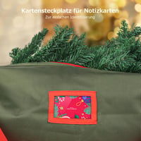 OUSFOT Karácsonyi Fa Táska Extra Nagy Méretű Textil Tárolózsák 5