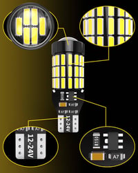 OUSHI W16W T15 LED izzó készlet - 2 db-os csomag autós hátsó lámpa 3