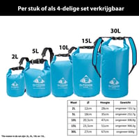 Vodotesný vak Outdoor Panda - čierny - 5 l 2