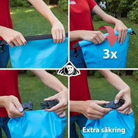 Outdoor Panda vízálló táska 2L-15L kempinghez, kajakozáshoz, túrázáshoz 5