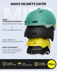 OutdoorMaster MIPS Sísisak Snowboard Sisak, S-es méret, Szellőzéssel Férfiaknak Nőknek 2