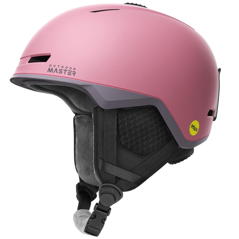 Lyžiarska prilba OutdoorMaster MIPS s ventilačným systémom, unisex - modrá - veľkosť S