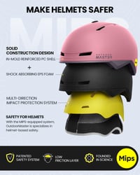 Lyžiarska prilba OutdoorMaster MIPS s ventilačným systémom, unisex - modrá - veľkosť S 2